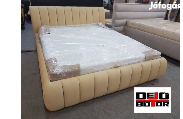 Roxy II. franciaágy betét + ágyneműtartó krém 140x200 cm