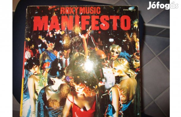 Roxy Musik Manifesto bakelit hanglemez eladó