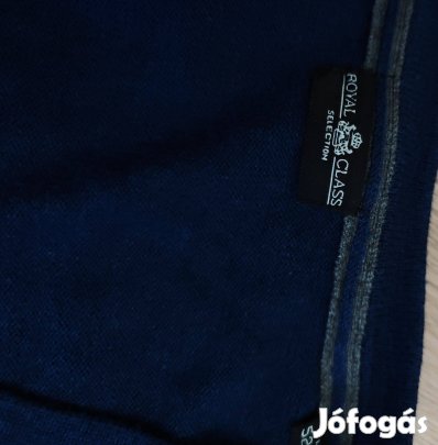 Royal Class férfi pamut kasmír kardigán