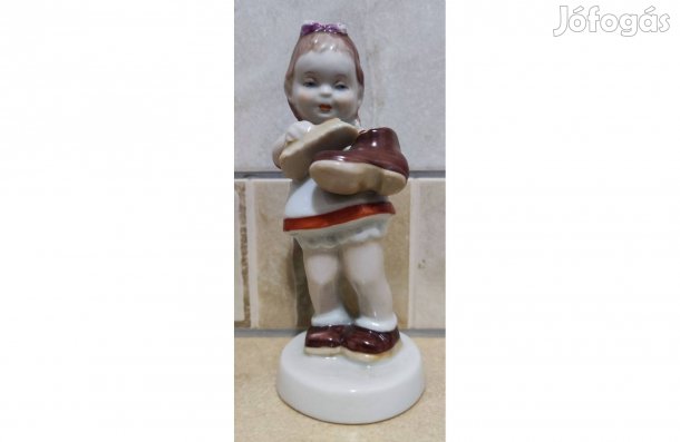 Royal Dux porcelán szobor