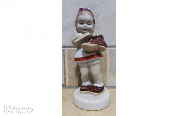 Royal Dux porcelán szobor