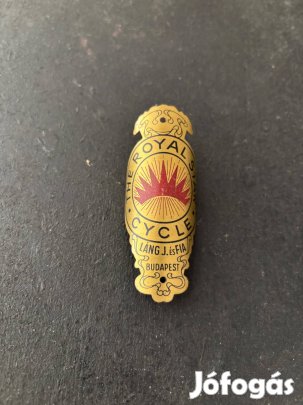 Royal Láng Jakab és Fia váznyaktábla veterán kerékpár