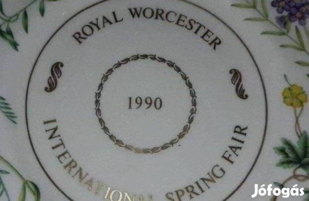 Royal dísztányér aranyozott