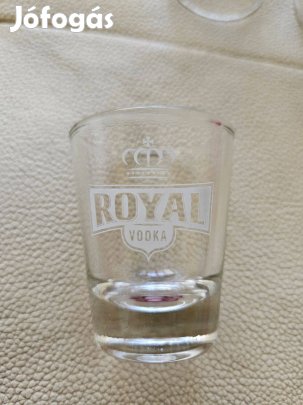 Royal vodka pohár 4cl 6 db