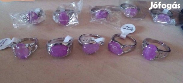 Rózsa quartz, rózsakvarc, türkíz, ametist gyűrűk