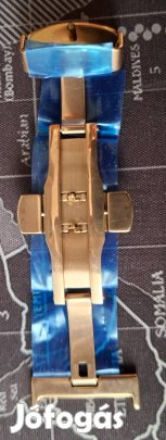 Rózsaarany színű, pillangózáras óracsat Debrecenben eladó