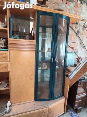 Rózsafa (Paliszander) furnéros szekrénysor 