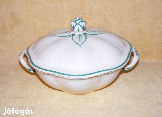 Rózsafogós leveses tál