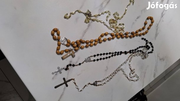 Rózsafűzérek egyben eladók