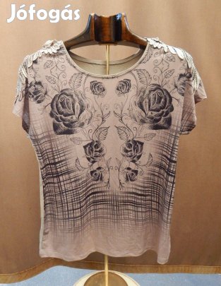 Rózsás női blúz