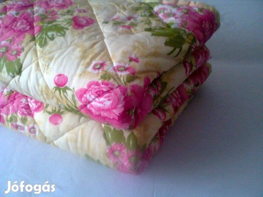 Rózsás paplan, steppelt - Új