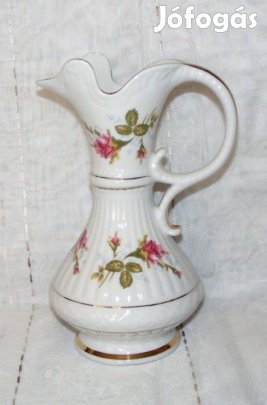 Rózsás porcelán kiöntő