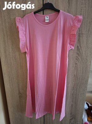 Rózsaszin XL-es pamut ruha 
