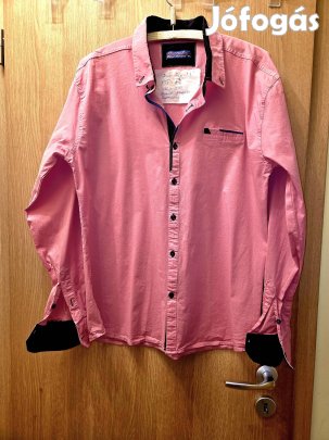 Rózsaszín  divat ing  L es