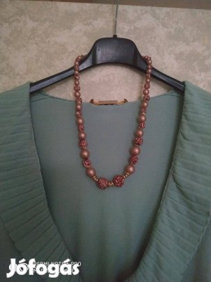 Rózsaszín bizsu nyaklánc