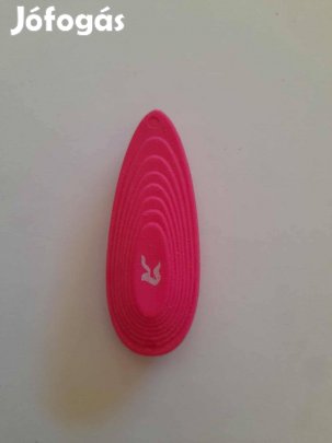 Rózsaszín csepp alakú radír