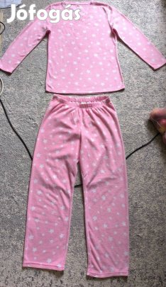 Rózsaszín csillagos polár pizsama