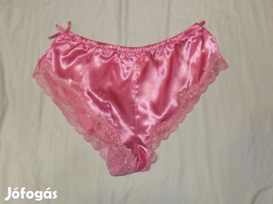 Rózsaszín csipkés selyem hálónadrág 40-s db:75-104 cm Boux