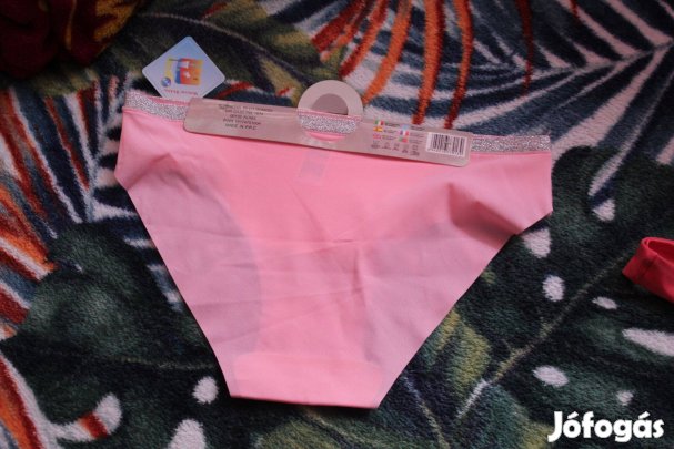 Rozsaszin es kek lezervagott noi bugyi S/M meret, Uj