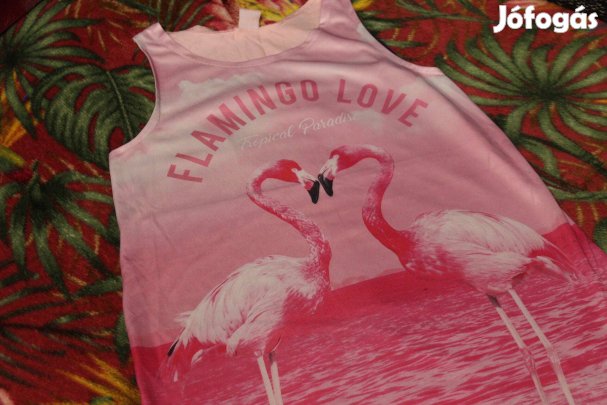 Rozsaszin flamingos polo, atleta (158-164), felnott S, Uj