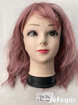 Rózsaszín haj, rózsaszín paróka DV241