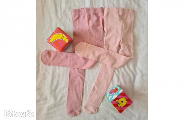Rózsaszín két darabos harisnya csomag, Primark - 6-12 hó