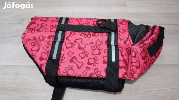 Rózsaszín kutya mentőmellény L