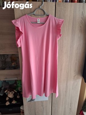 Rózsaszin pamut ruha S-es