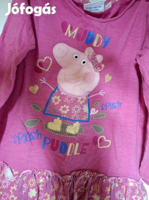 Rózsaszín papamalacos lányka ruha/3-4