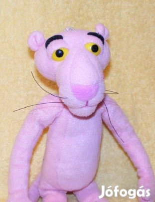 Rózsaszín párduc plüss figura