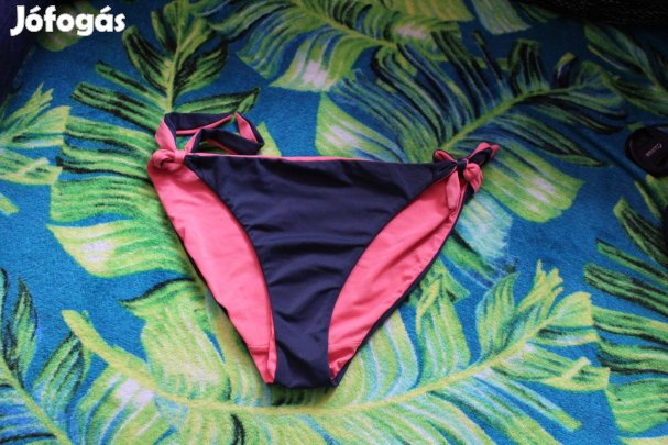 Rozsaszin szurke kifordithato bikini also, L, uj