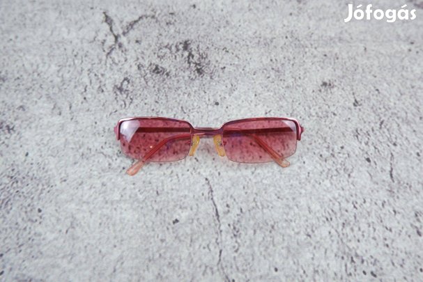 Rózsaszín üvegű rózsaszín keretű retro napszemüveg