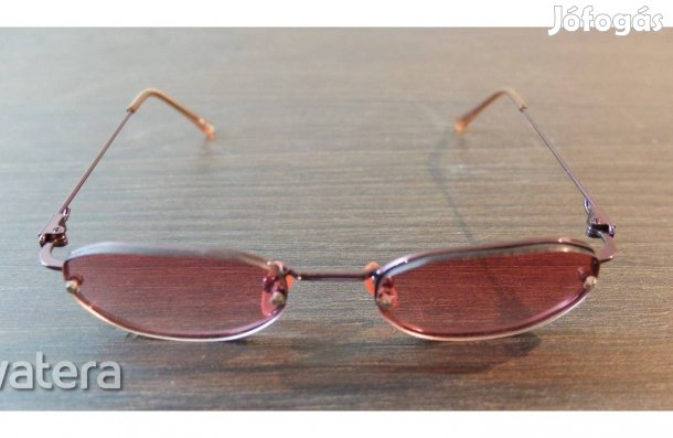 Rózsaszín üvegű rózsaszín keretű retro napszemüveg #2