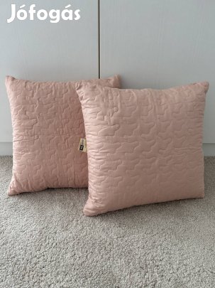 Rózsaszinű díszparna (2 db)