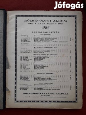 Rózsavölgyi: Karácsonyi Album 1924-1925
