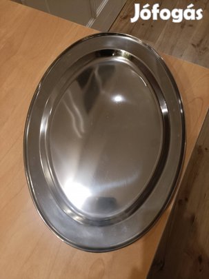 Rozsda mentes ezüst színű tálca