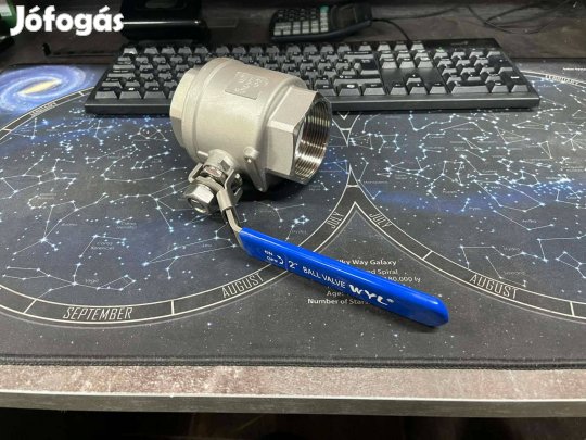 Rozsdamentes 2"-os BB-s Gömbcsap