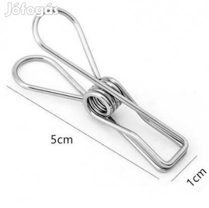 Rozsdamentes Acél Csipesz 5x1cm (3107)