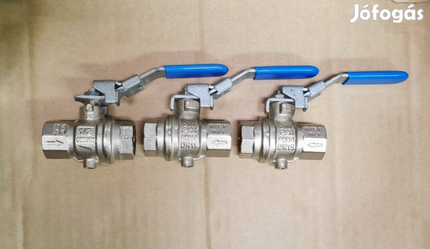 Rozsdamentes Acél Golyóscsap 1/2"-os új