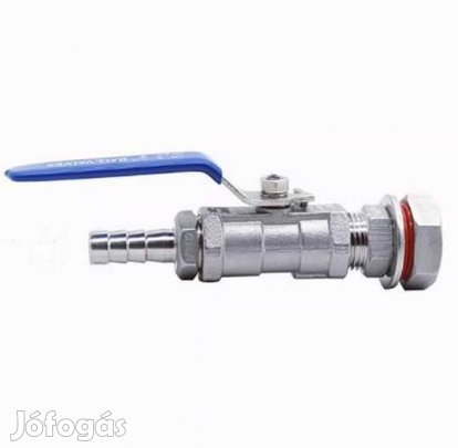 Rozsdamentes Csap Csőcsatlakozóval Szettben 1/4"-os  (4372)