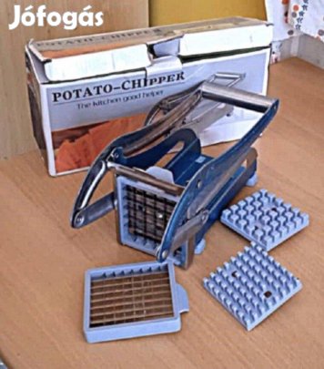 Rozsdamentes acél, többfunkciós burgonya szeletelő