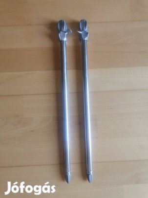 Rozsdamentes acél bottartó leszúró állítható új stabil 2db