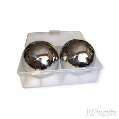 Rozsdamentes acél gömb jégkocka dobozban