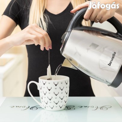 Rozsdamentes acél vízforraló - 2L - 2000W Bewello