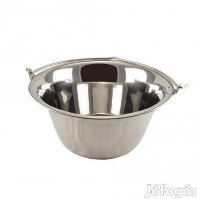 Rozsdamentes bogrács 10 literes