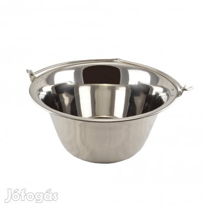 Rozsdamentes bogrács 10 literes