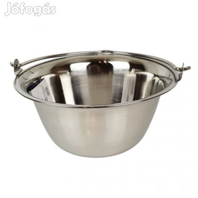 Rozsdamentes bogrács 6 literes
