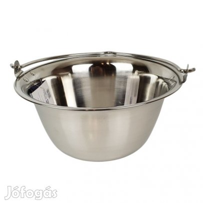 Rozsdamentes bogrács 6 literes