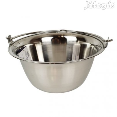Rozsdamentes bogrács 6 literes