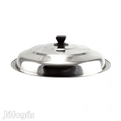 Rozsdamentes bográcsfedő kúpos fedő 35cm